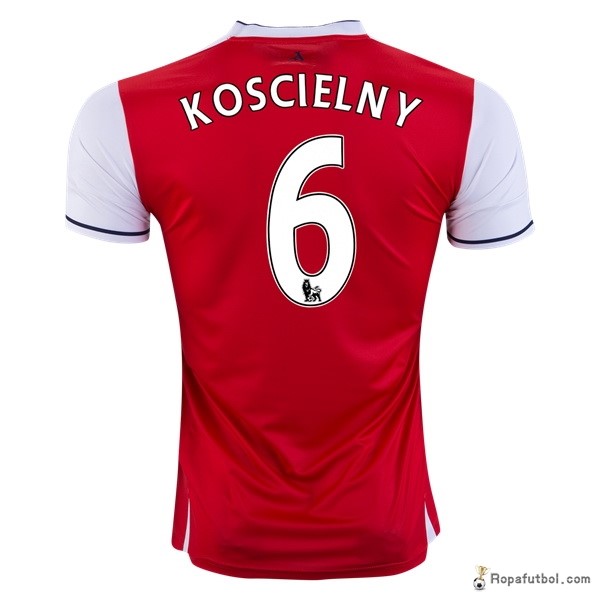 Camiseta Arsenal Replica Primera Ropa Koscielny 2016/17 Rojo